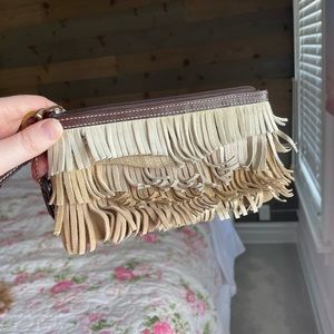 COACH FRINGE WRISTLET